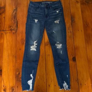 American Eagle Distressed Skinny Jeans